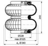 PE Automotive 084.128-11A Boot, air suspension